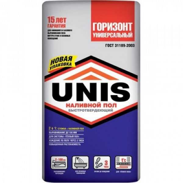 Горизонт универсальный Быстротвердеющий наливной пол