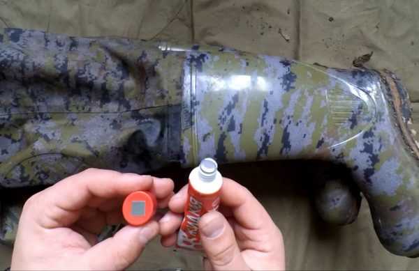 Рыбацкий метод Заклейка рыбацких сапог