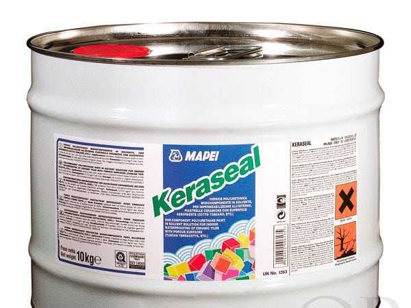 Бочка 10кг с плиточным лаком Защитный плиточный лак