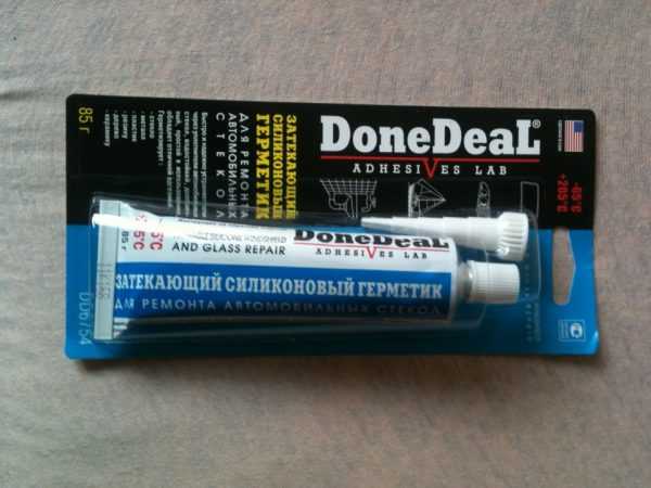 DoneDeal для ремонта автомобильных стекол Затекающий силиконовый герметик
