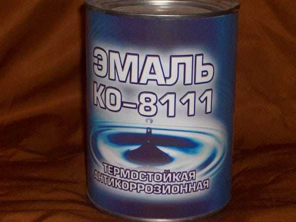 Термостойкая антикоррозионная эмаль КО-8111 Жаростойкая краска для печей и мангалов