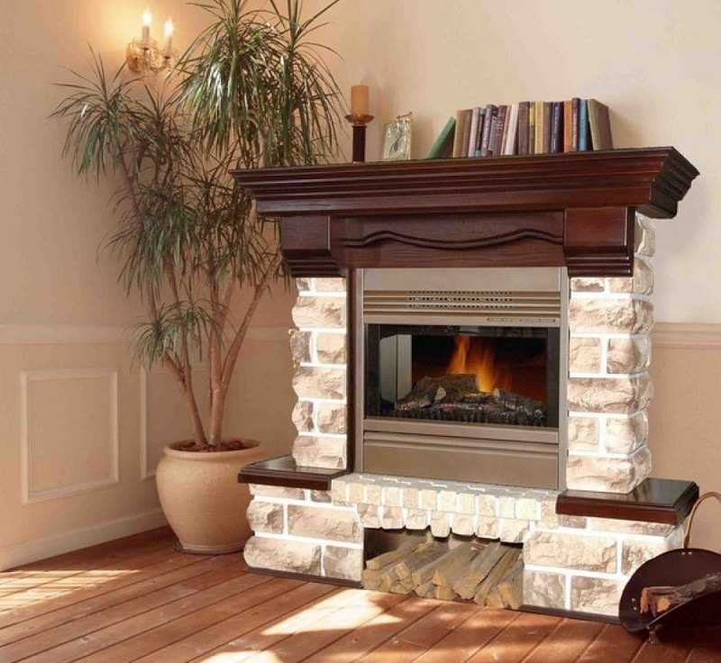 Классический полиуретановый камин подойдет для установки в рабочем кабинете Камин из полиуретана в классическом стиле