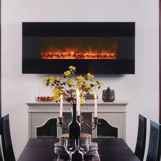 Некоторые электрокамины снабжены аудиосистемой, воспроизводящей звуки горения дров Дополнительные функции