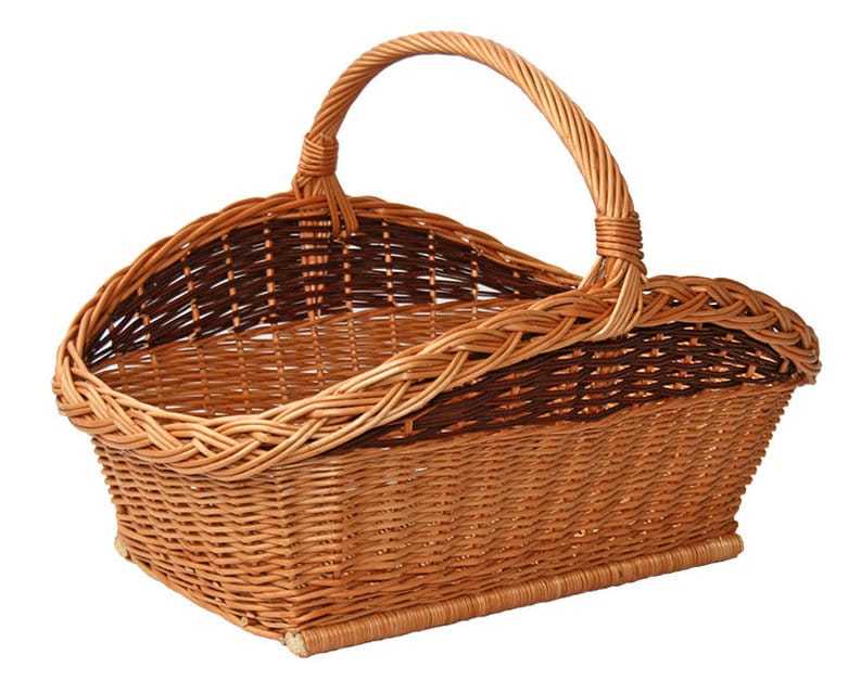 Плетеная дровница для камина плетеная дровница