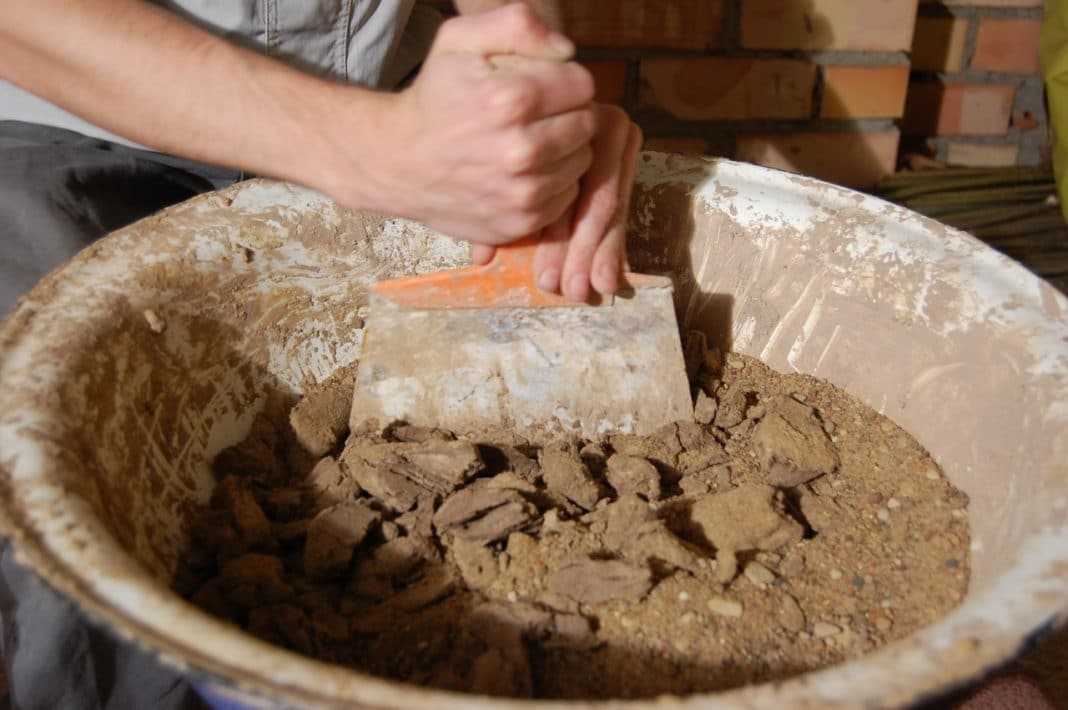 Правильный глиняный раствор