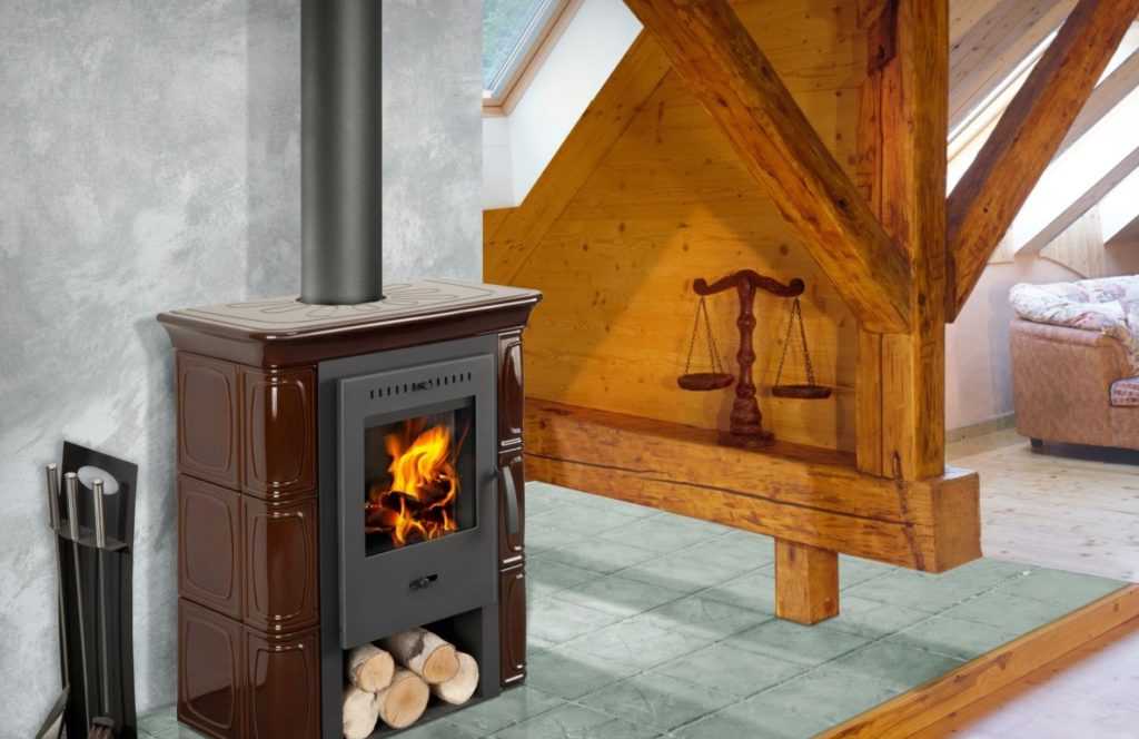 Маленькая печка в доме Маленькая печка