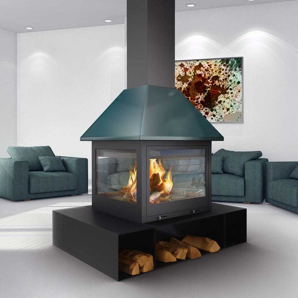 Камин из металла Металлический камин