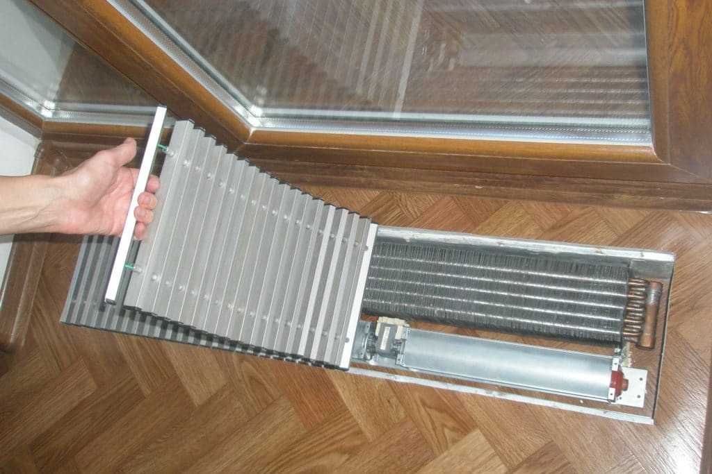 Установка напольного радиатора Монтаж напольных радиаторов