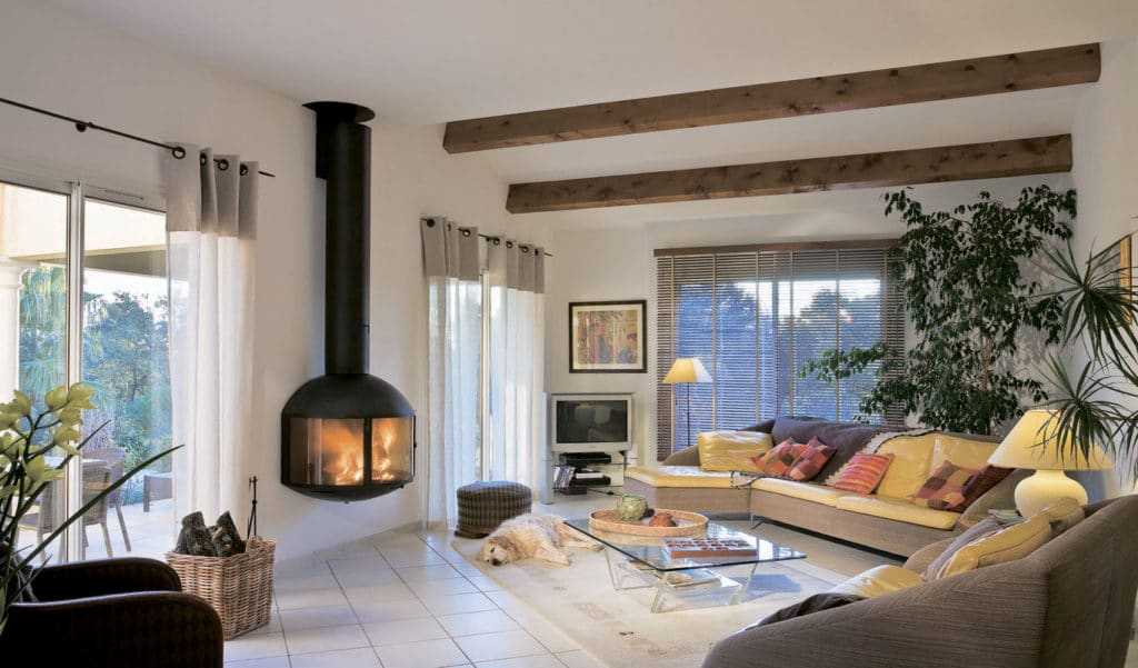 Навесной камин Навесной металлический камин