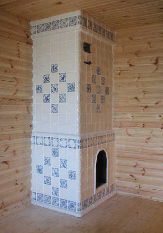 Облицовка печи кафелем Облицовка печи