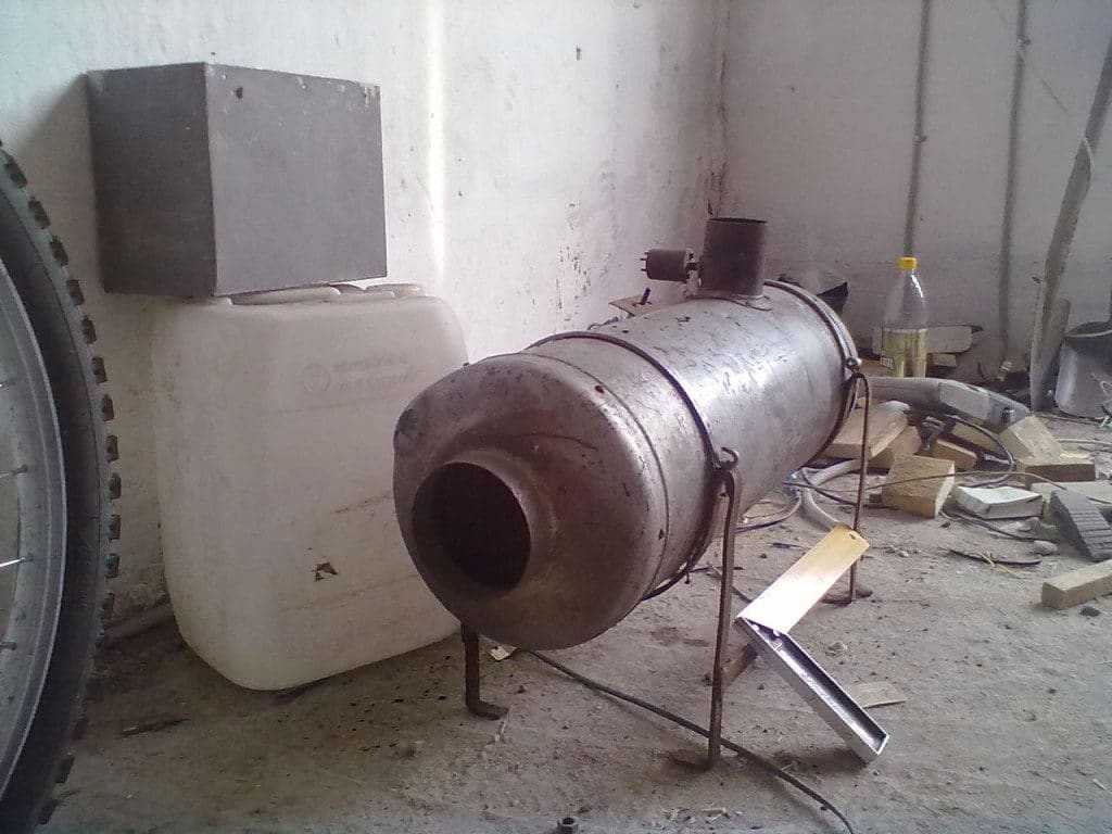 Самодельная печь на солярке дизельная печь