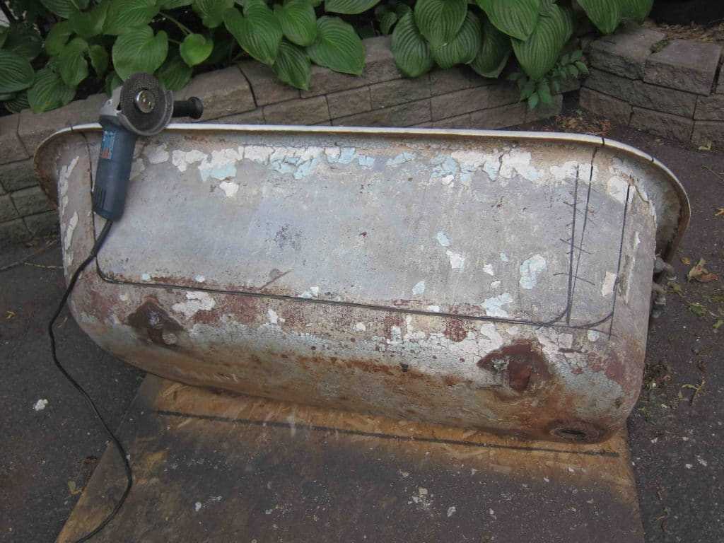 Печь из ванны Сборка печи из ванны