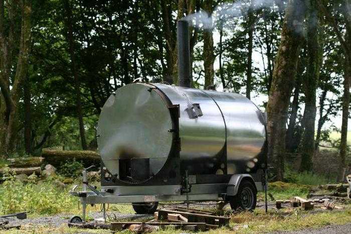 Мобильная углевыжигательная печь мобильная печь