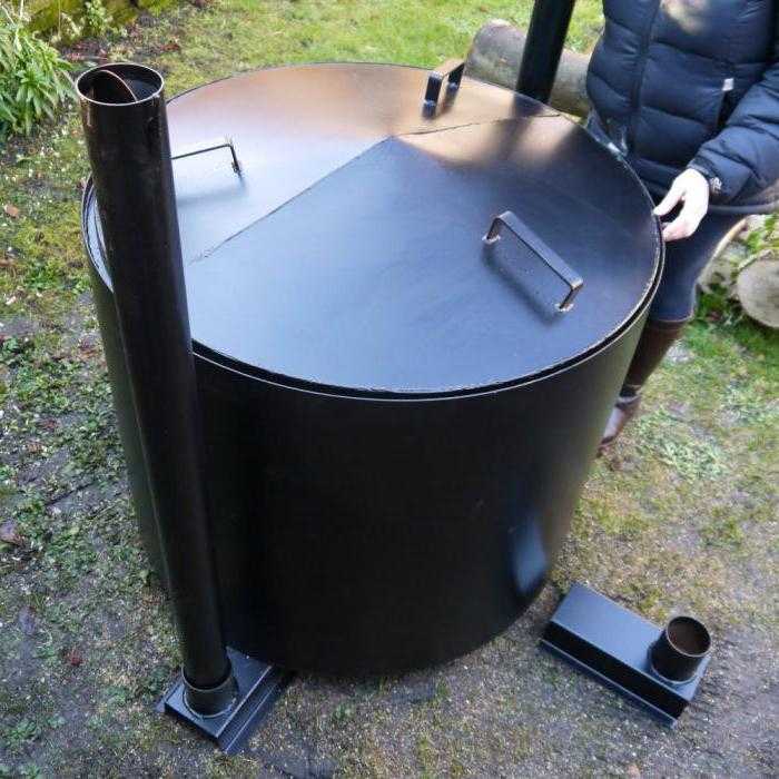 Переносная углевыжигательная печь периодического цикла действия углевыжигательная печь периодического цикла