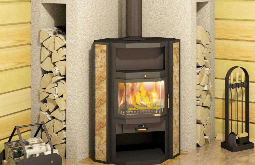 печь-камин «Амур» Угловая печь-камин «Амур»