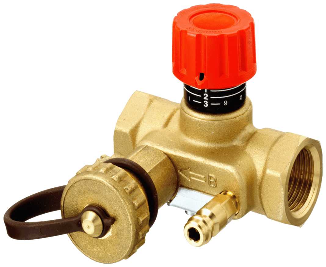 Для балансировки системы отопления понадобится балансировочный клапан Балансировка системы отопления