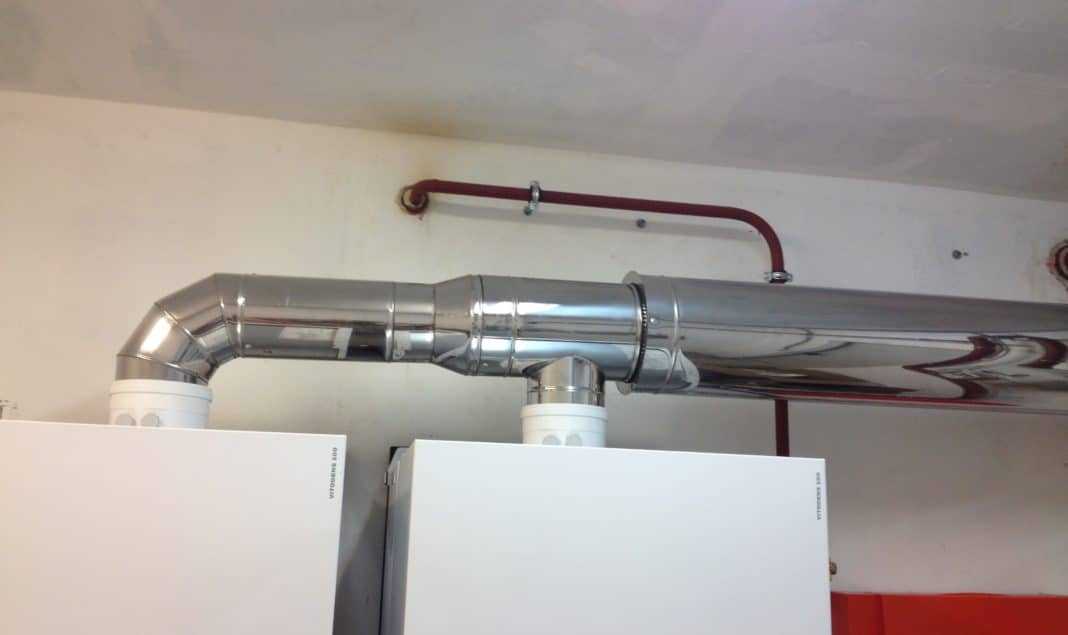 Коаксиальный дымоход для газового котла Дымоход для газового котла