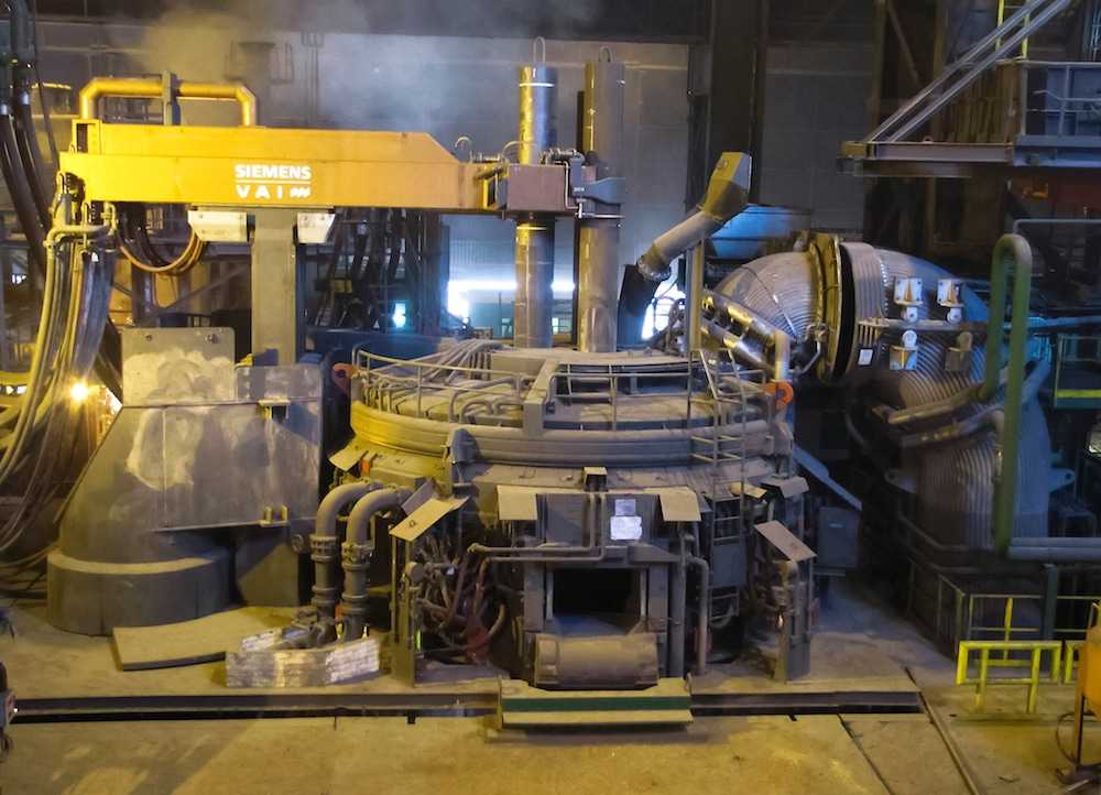 Как выглядит электродуговая печь Электродуговая печь