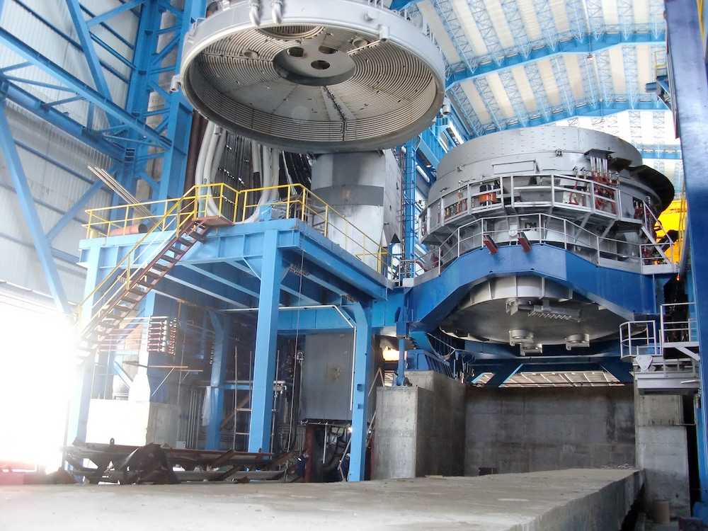 Пример электродуговой печи Электродуговая печь