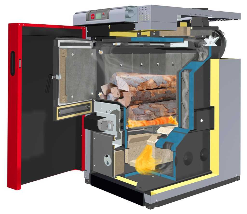 Твердотопливный котел