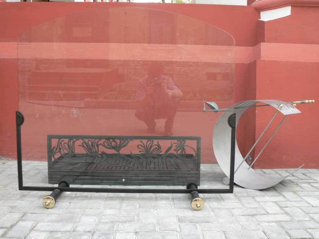 Муфель из керамики обматывают проволокой Нагревательный элемент