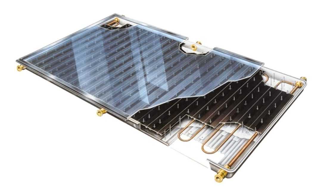 Принцип работы солнечного коллектора