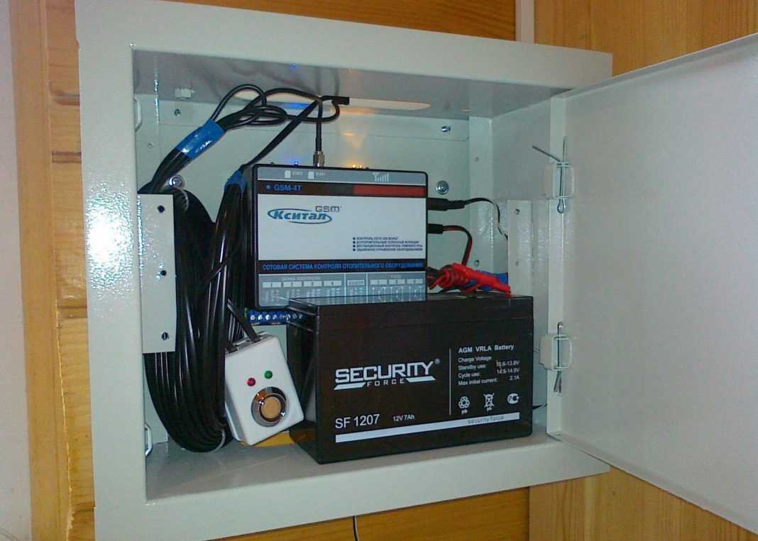 Как выглядит GSM система управление котлом GSM управление котлом