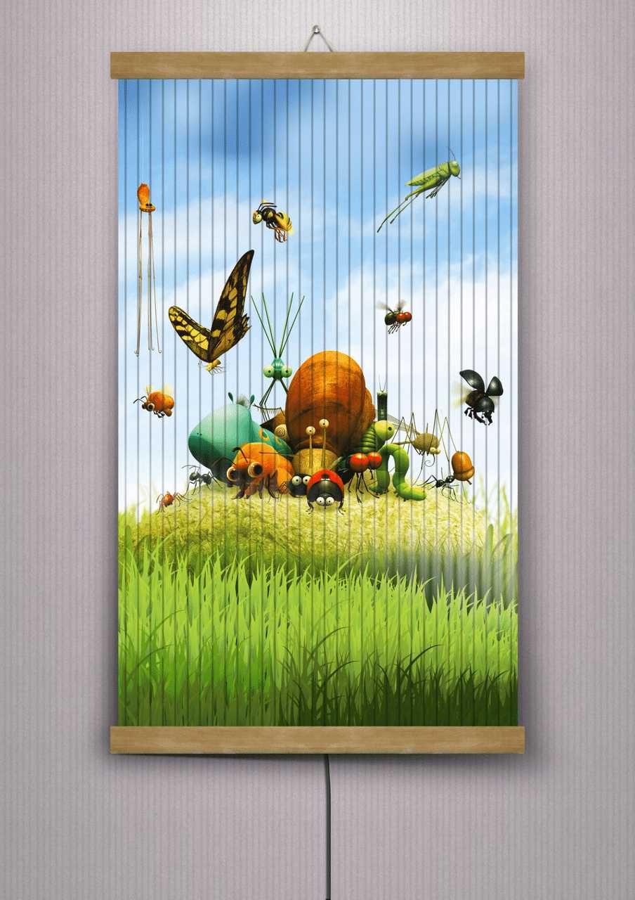 Включенная картина-обогреватель Картина-обогреватель