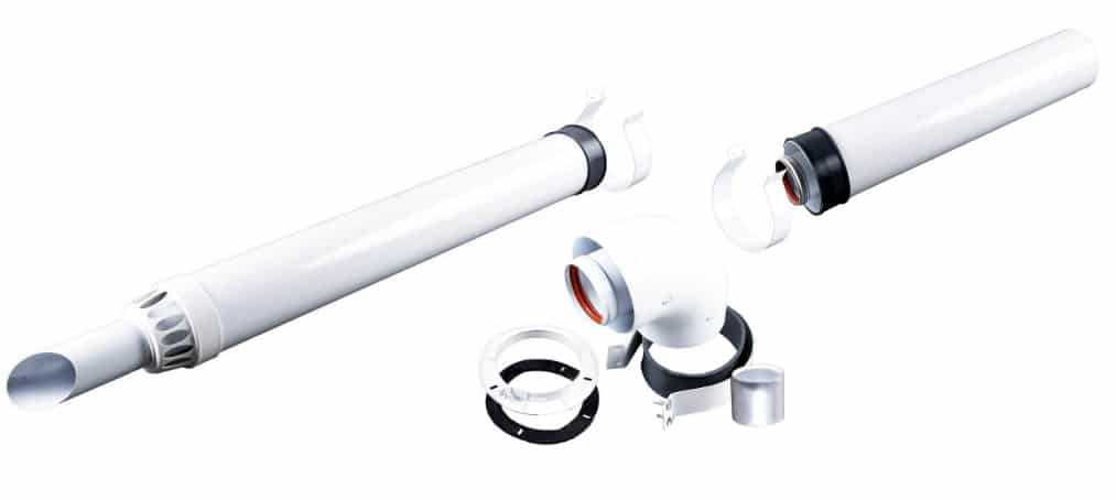 Как выглядит коаксиальный дымоход для котла Коаксиальные дымоходы для котлов