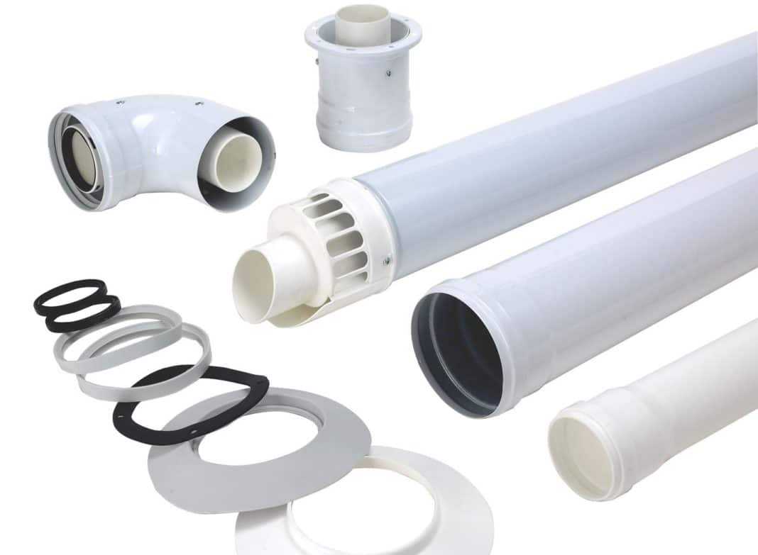 Коаксиальные дымоходы для котлов из пластика Коаксиальные дымоходы для котлов