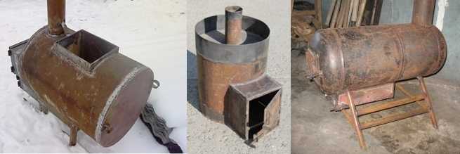 Разные виды металлической каменки Металлическая каменка