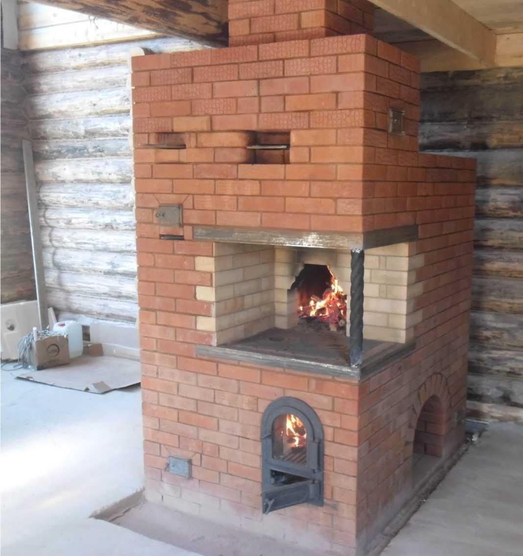 Пример русской печи экономка Печь экономка