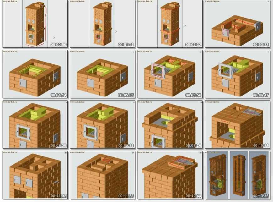 Кладка печи Кроха Печь Кроха