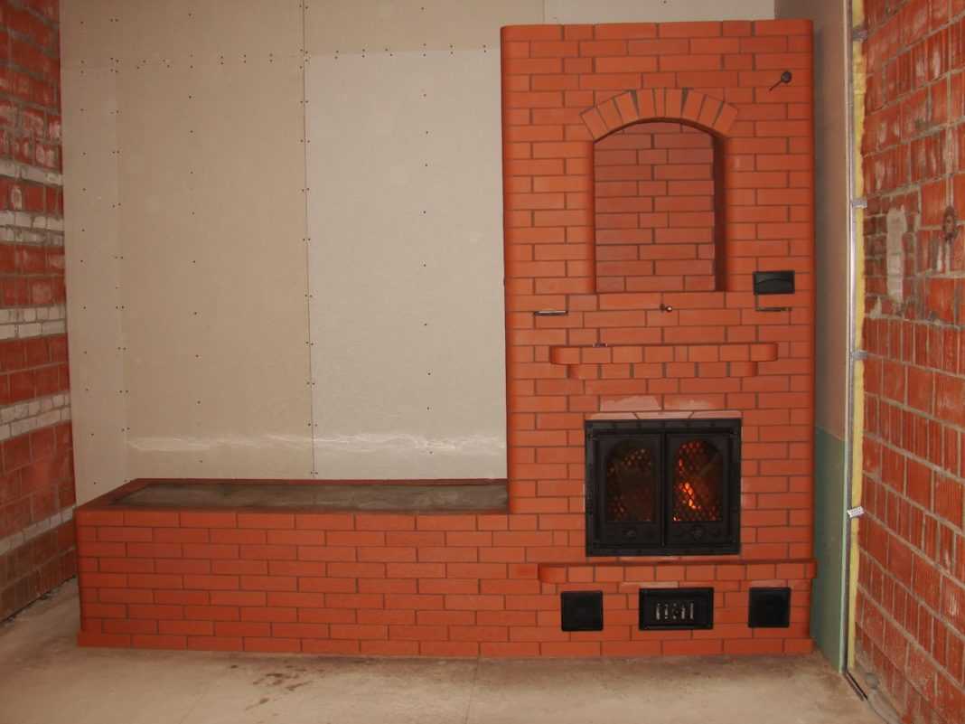 Пример печи с лежанкой Печь с лежанкой