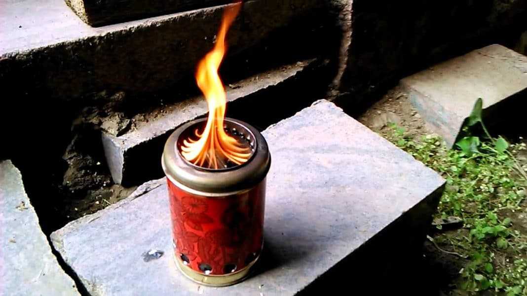 Для туристических целей выбирают походную пиролизную печь портативного типа Пиролизная печь