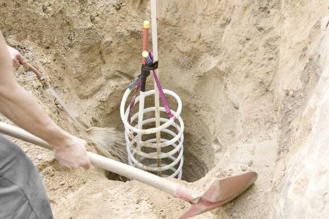 Особенности монтажа системы геотермального отопления Монтаж системы геотермального отопления