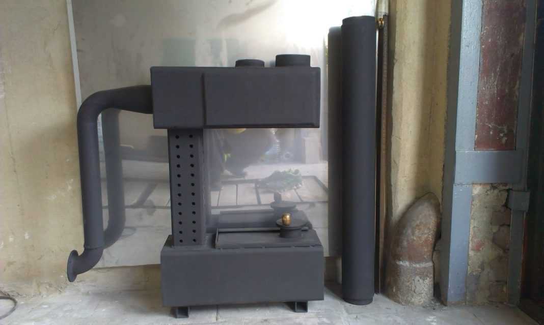 Схема печки на отработанном масле