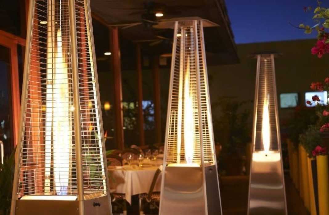 Уличный обогреватель работающий на газе Уличный обогреватель