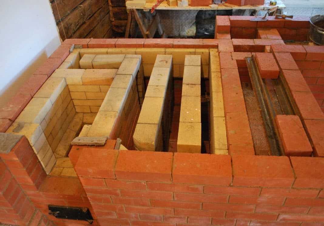 Устройство русской печи с лежанкой и плитой