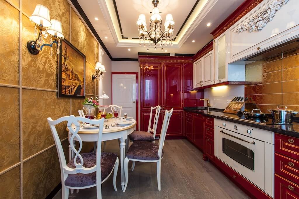 Современный дизайн кухни 12 кв. м (+ 80 фото интерьеров)