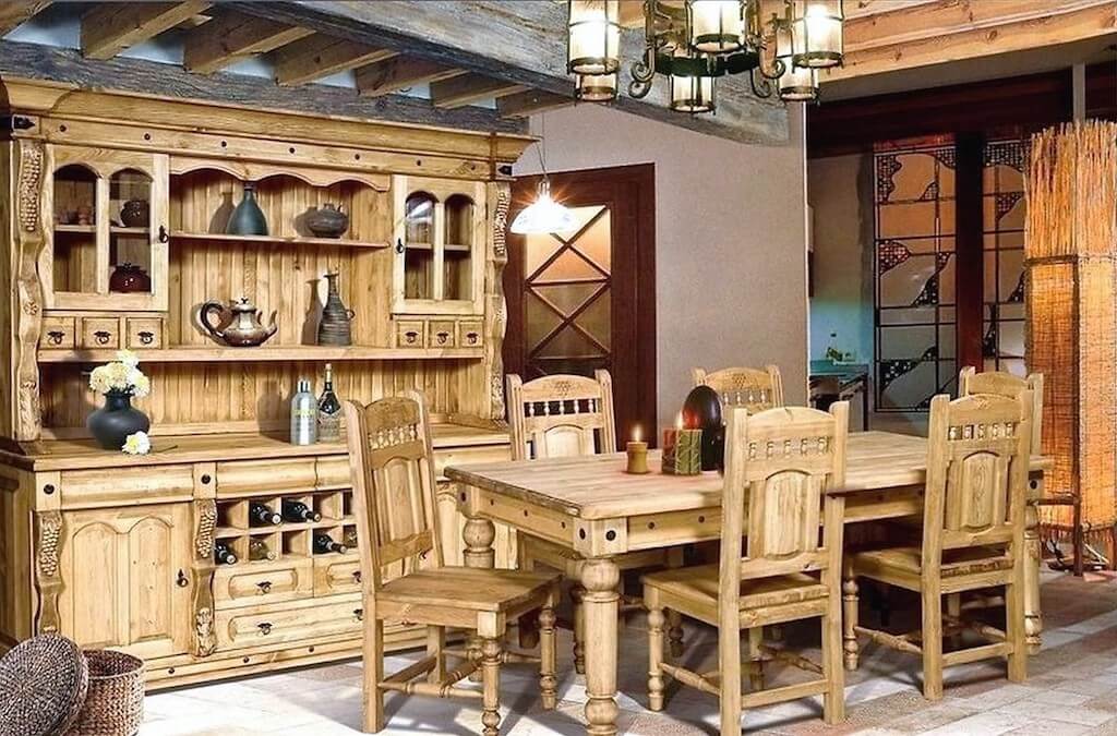 Деревянная кухня из массива в современном стиле: 135 фото-идей мебели, отделки и декора